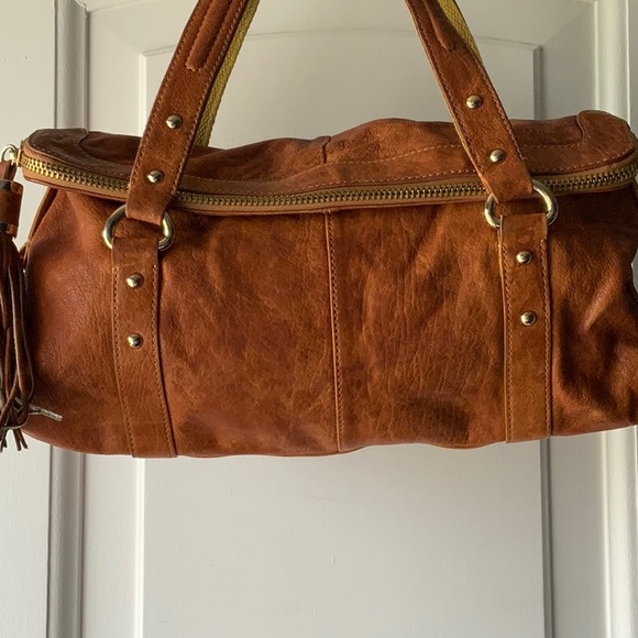 7 For All Mankind Brown Leather Handbag - Picture 4 of 10